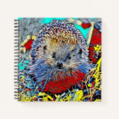 AnimalMix_Hedgehog_002 ノートブック (正面)