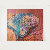 AnimalMix_Iguana_004 タペストリー (正面(横))