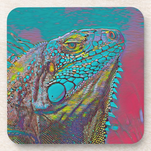 AnimalMix_Iguana_011 コースター (正面)