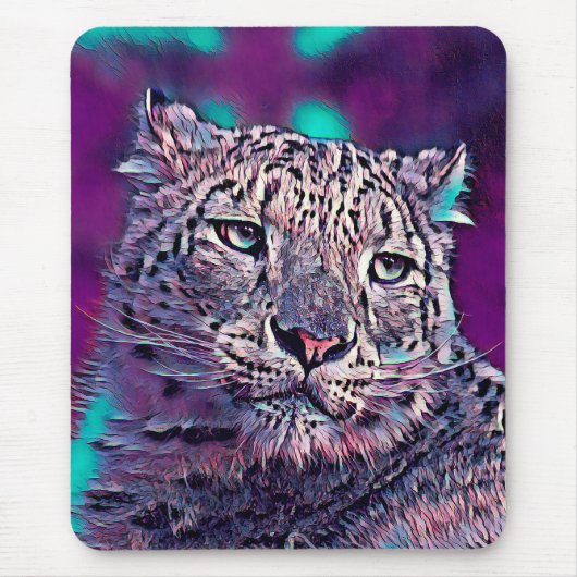 AnimalMix_Leopard_003 マウスパッド (正面)