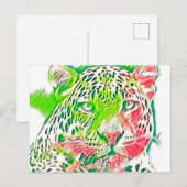 AnimalMix_Leopard_005 ポストカード (正面/裏面)