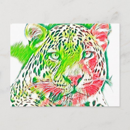 AnimalMix_Leopard_005 ポストカード (正面)