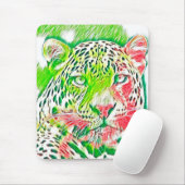 AnimalMix_Leopard_005 マウスパッド (マウス)