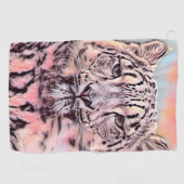 AnimalMix_Leopard_008 ゴルフタオル (横)