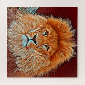 AnimalMix_Lion_009 ジグソーパズル (横)