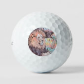 AnimalMix_Lion_021 ゴルフボール (正面)