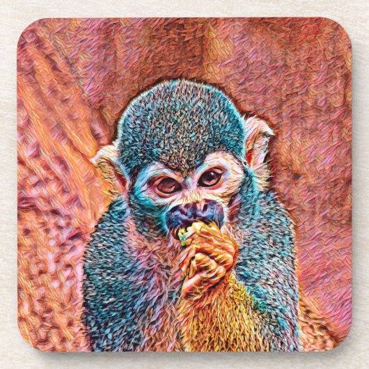 AnimalMix_Monkey_001 コースター (正面)