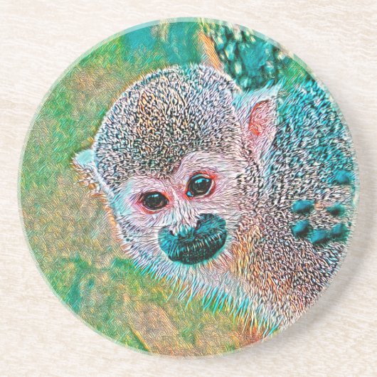 AnimalMix_Monkey_010 コースター (正面)