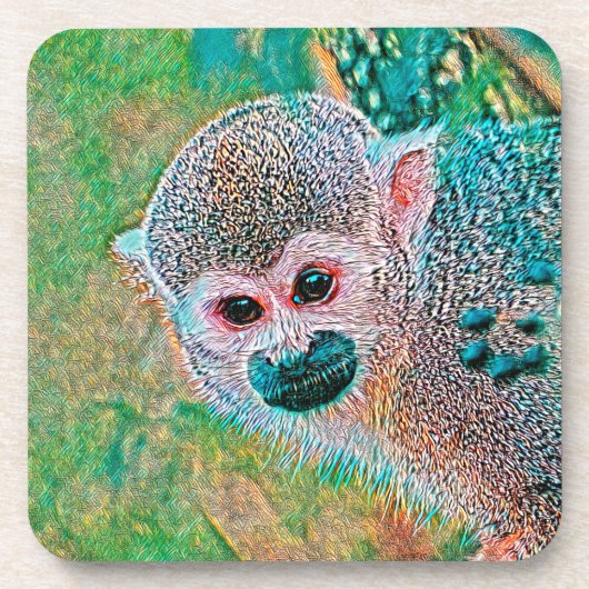 AnimalMix_Monkey_010 コースター (正面)