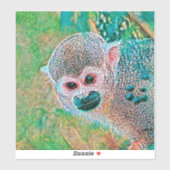 AnimalMix_Monkey_010 シール (シート)