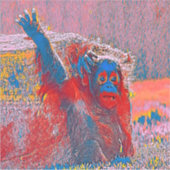 AnimalMix_OrangUtan_016 シール (正面)