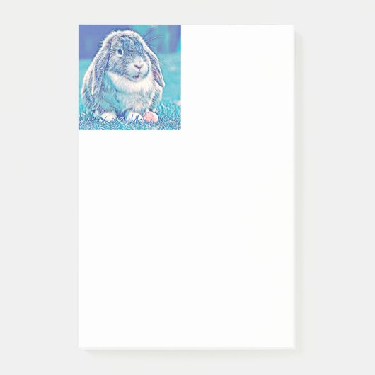 AnimalMix_Rabbit_001 ポストイット (正面)