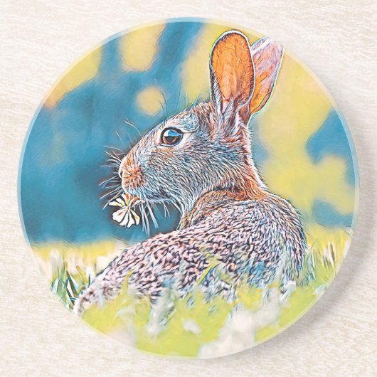 AnimalMix_Rabbit_028 コースター (正面)