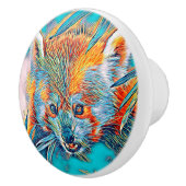 AnimalMix_RedPanda_001 セラミックノブ (右)