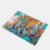 AnimalMix_RedPanda_001 ドアマット (アングル)