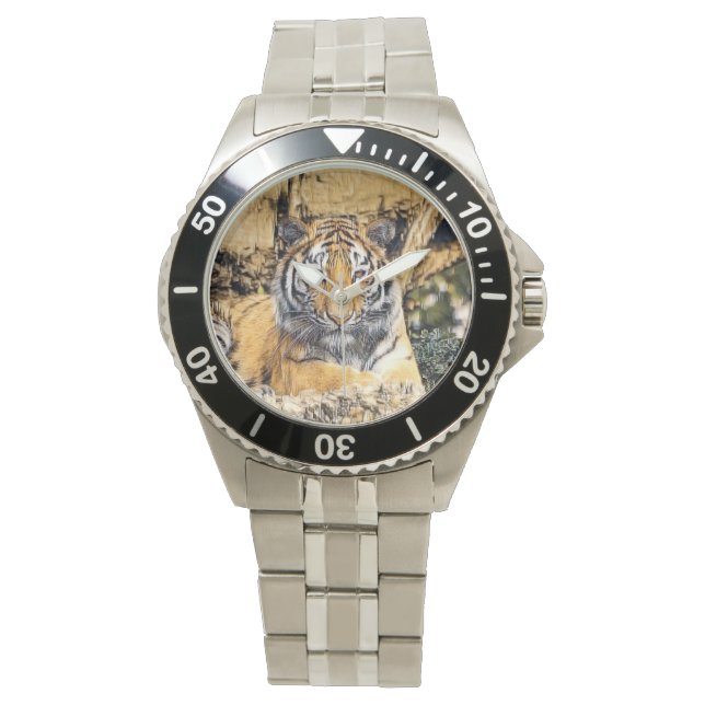 AnimalMix_Tiger_009 腕時計 (正面)