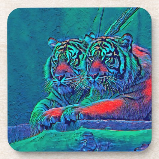 AnimalMix_Tiger_035 コースター (正面)