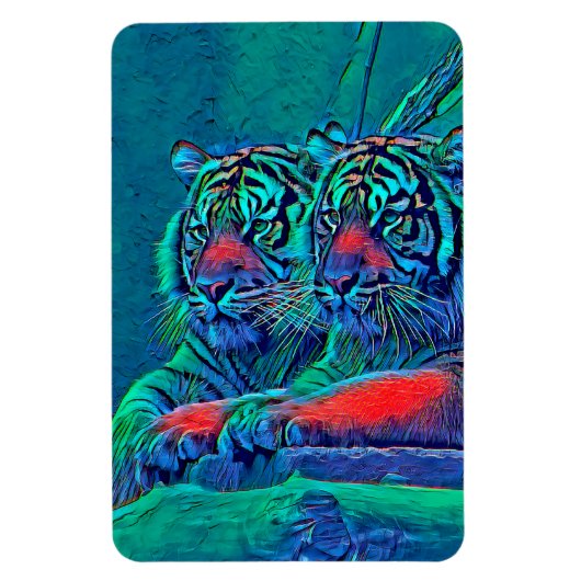 AnimalMix_Tiger_035 マグネット (縦)
