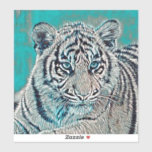 AnimalMix_Tiger_046 シール (シート)