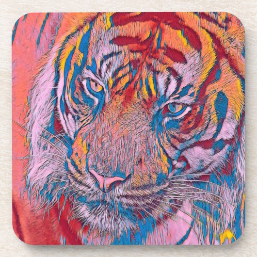AnimalMix_Tiger_053 コースター (正面)