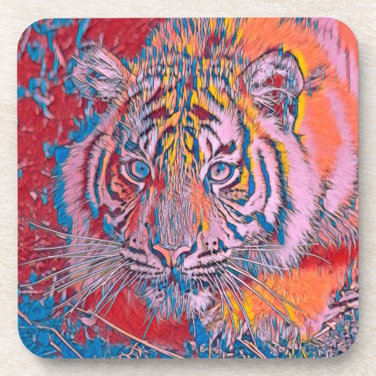 AnimalMix_Tiger_054 コースター (正面)