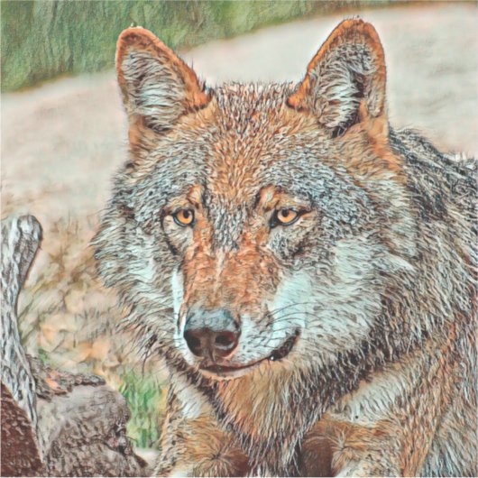 AnimalMix_Wolf_003 シール (正面)