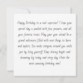 Animals birthday Personalize Custom card (裏面)