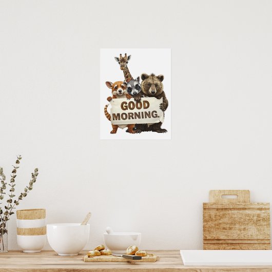 Animals, Good Morning, ポスター (キッチン)