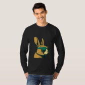 Animals Graphic  Bunny Wearing Sunglasses Tシャツ (正面フル)