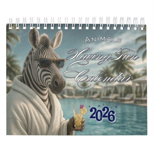 Animals having fun Calendar カレンダー (カバー)