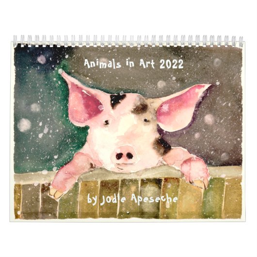 Animals in Art Wall Calendar by Jodie Apeseche カレンダー (カバー)