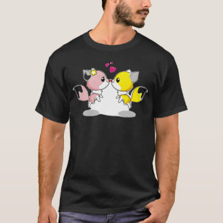 Animals in love friends tシャツ