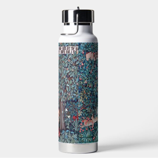 Animals in The Forest, William Morris ウォーターボトル (右面)