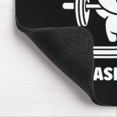 Animals Installing Muscles Fitness Bodybuilding Pi マウスパッド (コーナー)