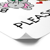 Animals Love the Earth T-shirts and GIfts ポスター (角)