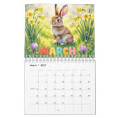 Animals nature Calendar カレンダー (3月 2027)