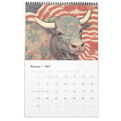 Animals of America 2025カレンダー カレンダー (2月 2027)