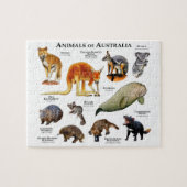 Animals of Australia ジグソーパズル (横)