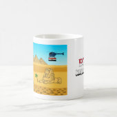 Animals of the World, Egypt: Crocodile & Camel コーヒーマグカップ (中央)