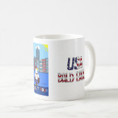 Animals of the World, USA: Bald Eagle コーヒーマグカップ (正面右)