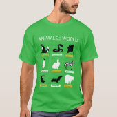 Animals Ofhe World Meme Rare Animals girl Tシャツ (正面)