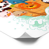 Animals On Noaesアートポスター ポスター (角)