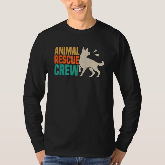 Animals Over People Animal Activist Rescue Conserv Tシャツ (正面)