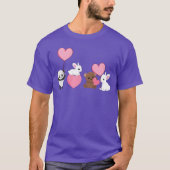 Animals panda rabbit bear love animal rights activ tシャツ (正面)