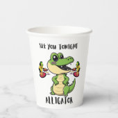 Animals Party Alligator 紙コップ (裏面)