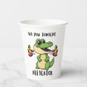 Animals Party Alligator 紙コップ (正面)