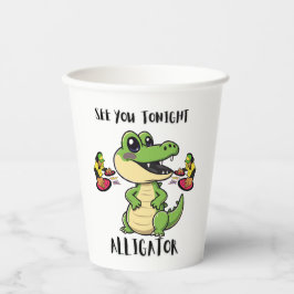 Animals Party Alligator 紙コップ