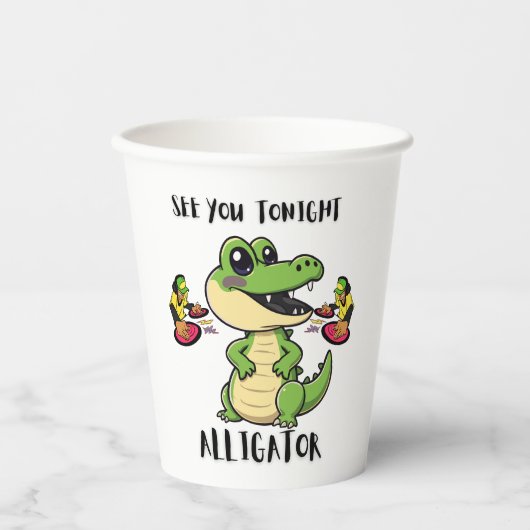 Animals Party Alligator 紙コップ (正面)