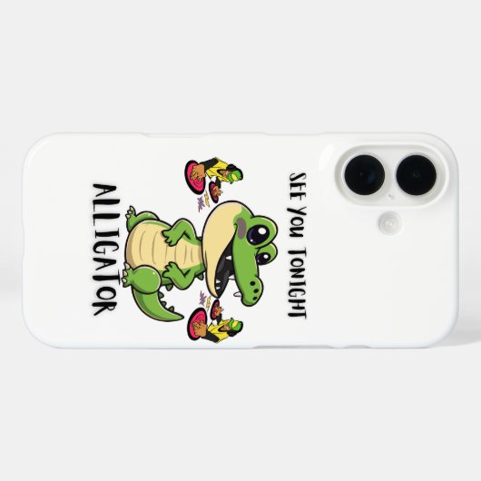 Animals Party Alligator Case-Mate iPhoneケース (裏面 (横))