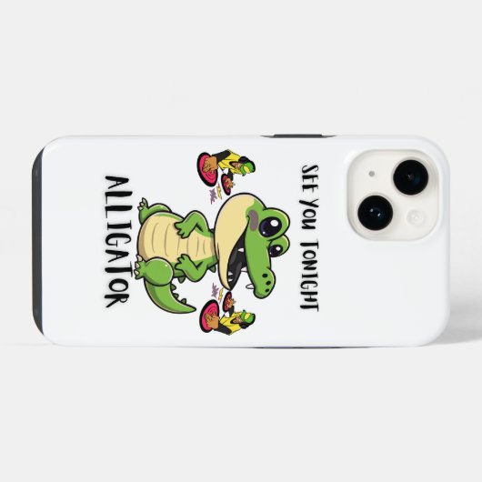 Animals Party Alligator iPhoneケース (裏面横)